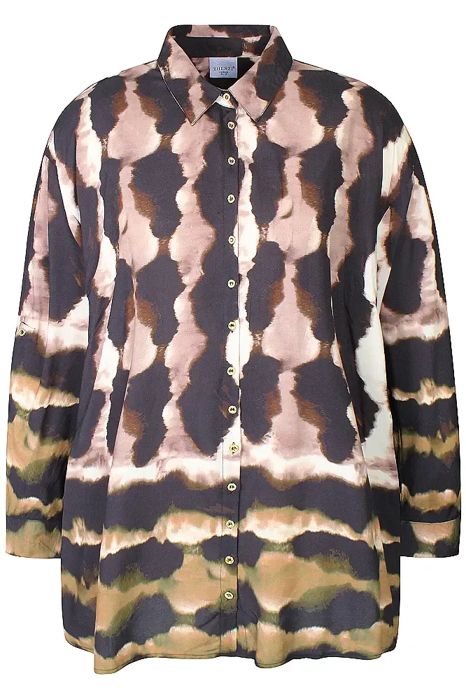 zhenzi Zh-Livia 1534 blouse Dark Olive 201534