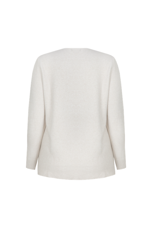 Exxcellent Kendra knit pullover Sand 26NME03