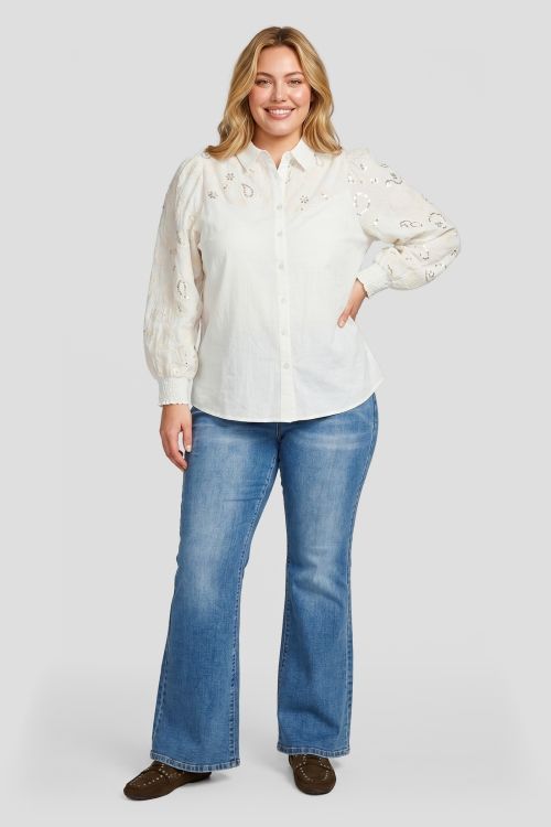 Exxcellent Celian blouse Ecru 26NQE27