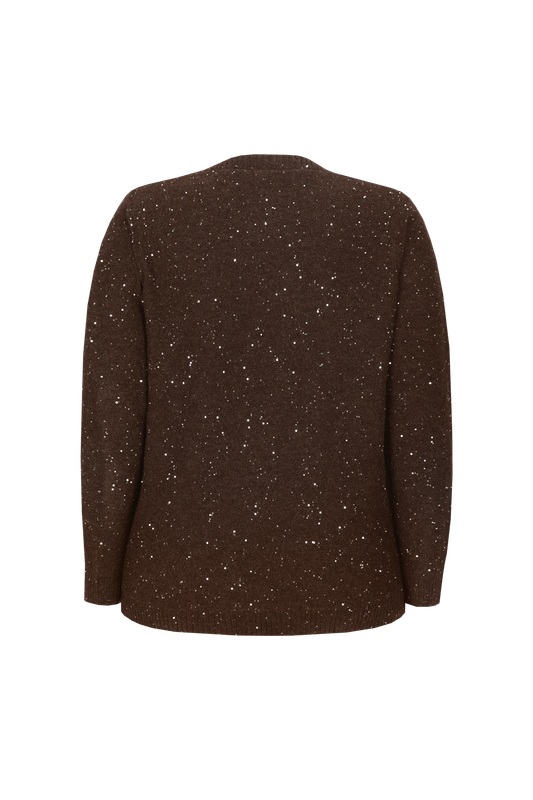 Exxcellent Mirabella knit pullover Dark Earth 26NME04