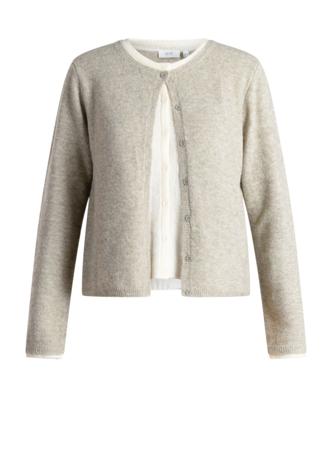 Yest Curve De stijlvolle uitstraling van een tw Grey Olive/Beige Cre A006476