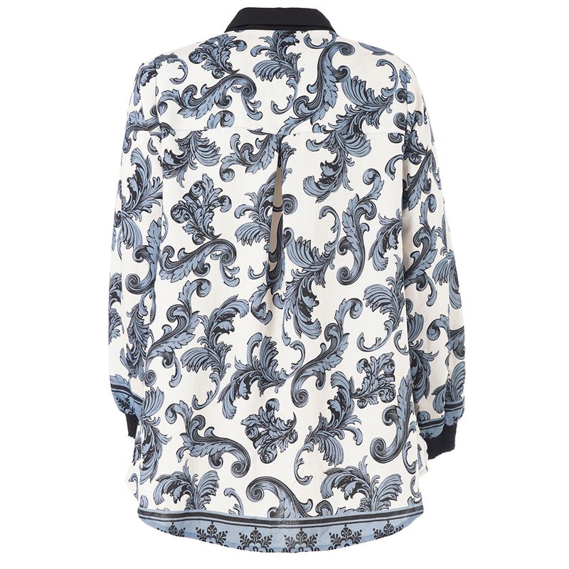 Studio SNicolette Shirt White with blue black board fa S265811