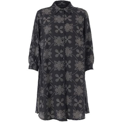 Studio SEmilie Shirt Black/Grey with white dot flow S265807
