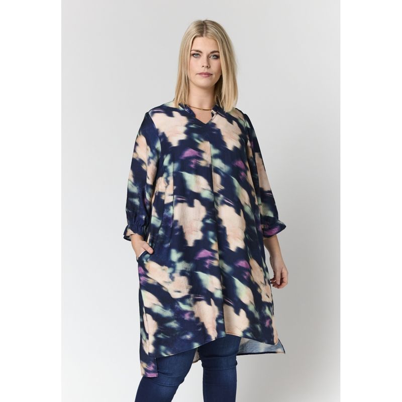 Studio SCoralie Tunic Mix petrol print S265868