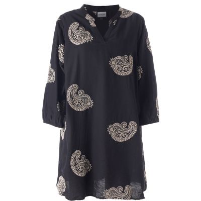 Gozzip Jeana Tuniek Zwart met zand G265003