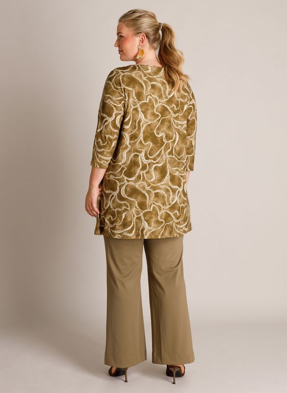 Yest Curve Met de Tavora top voeg je in één kee Dark Olive/Multi col A006714