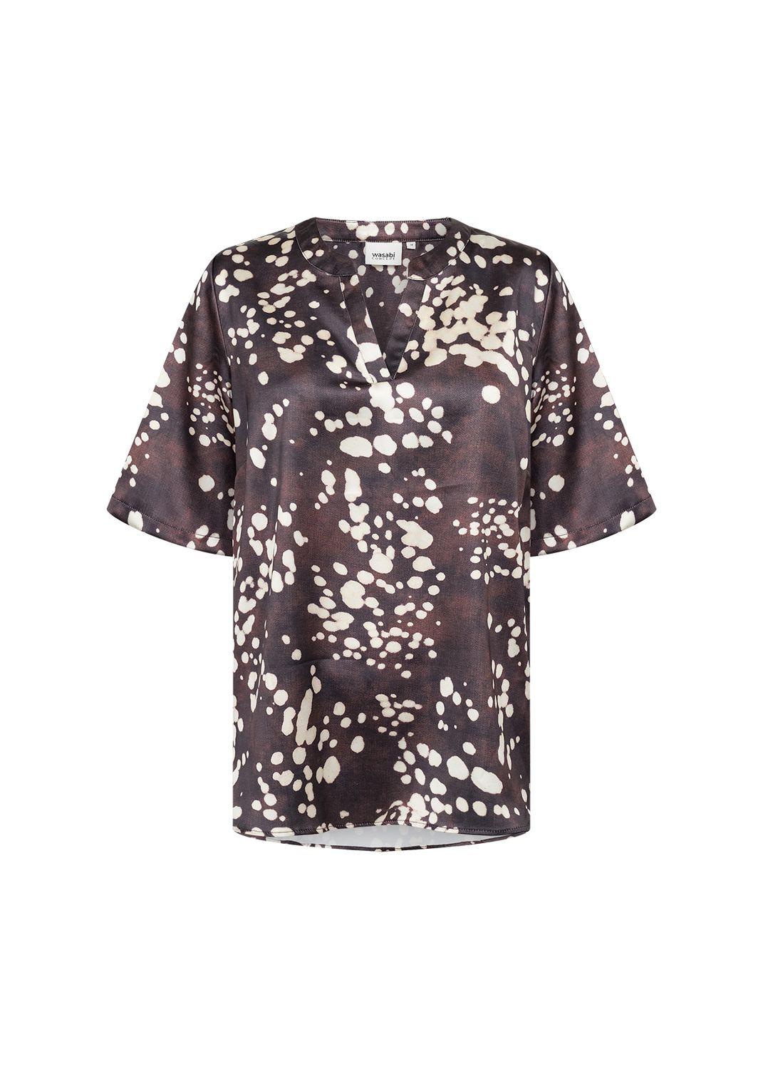 Wasabi Concept Wa Jovina 1 blouse Bruin w10892