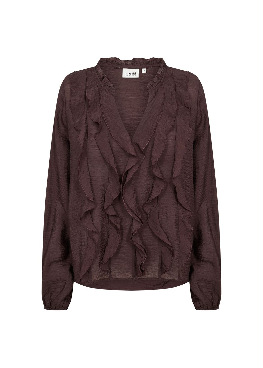 Wasabi Concept w judit 1 blouse Bruin w10944