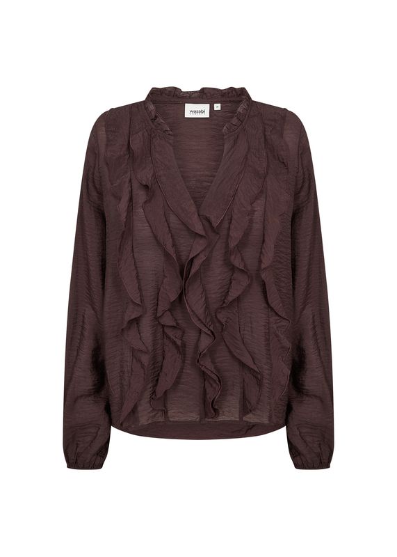 Wasabi Concept w judit 1 blouse Bruin w10944