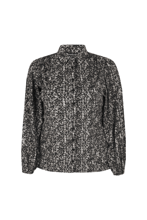 Exxcellent Tenley Blouse Zwart/Brons 26WZE05