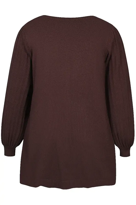 zhenzi Zh-Kogle 1494 Vest lange mouw Zwart 201494