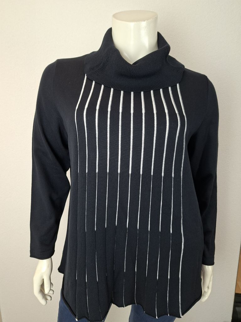 Netwalk Trui Zwart wit 90018
