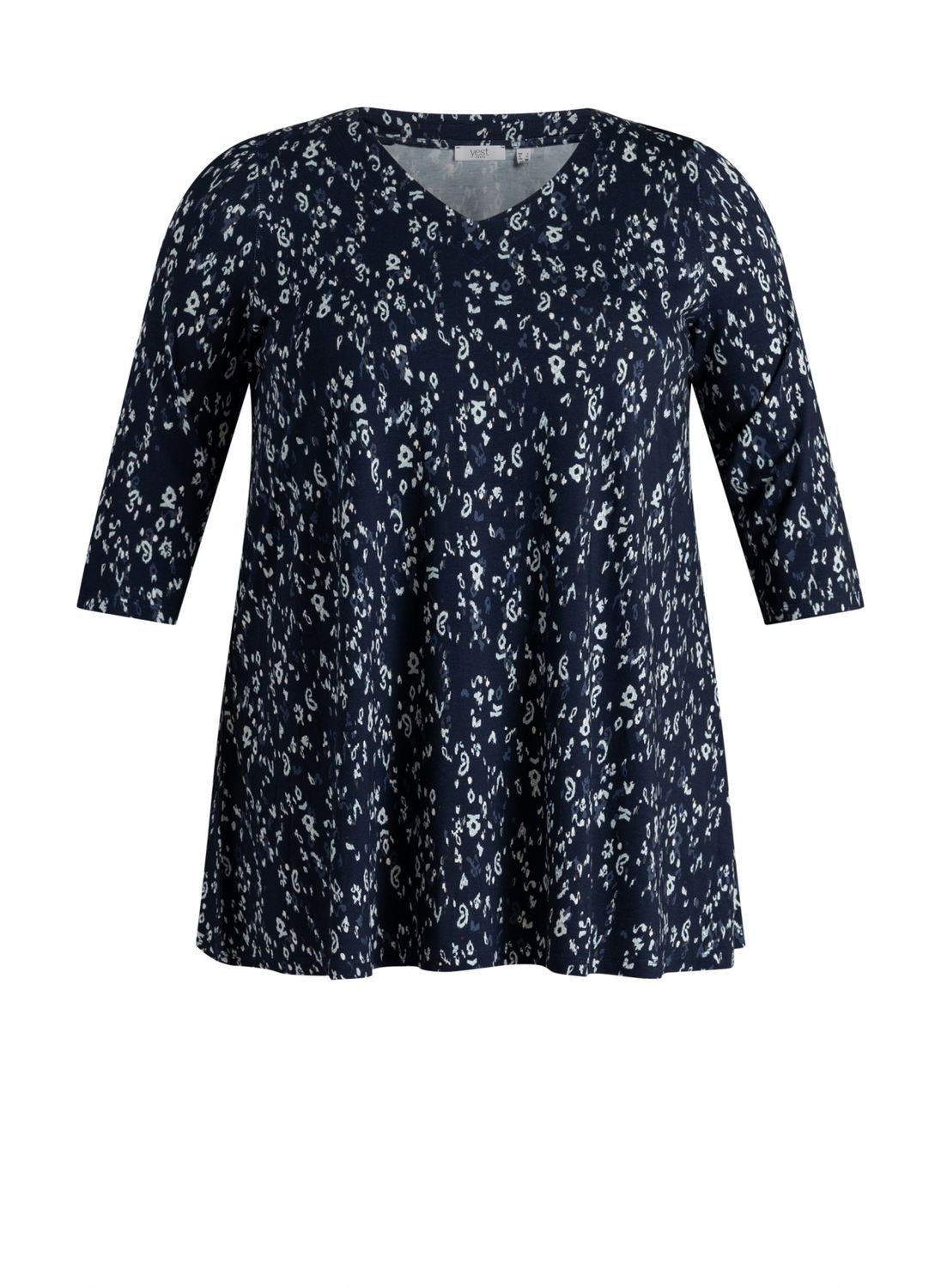 Yest Curve Tuniek A006734 Dark Blue/Multi col A006734