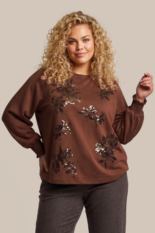 Exxcellent Solena Sweater Cappuccino 26WBE06