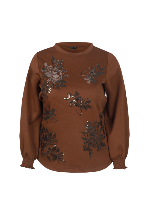 Exxcellent Solena Sweater Cappuccino 26WBE06