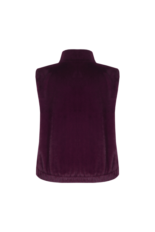 Exxcellent Ilse Gilet Warm Aubergine 26WBE09