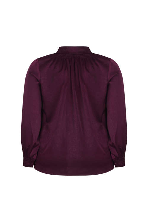 Exxcellent Nysara Blouse Warm Aubergine 26WQE05