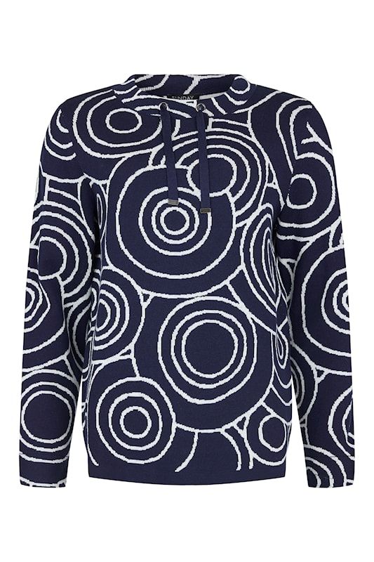 Sunday Pullover Blauw multicolor 6986-6491