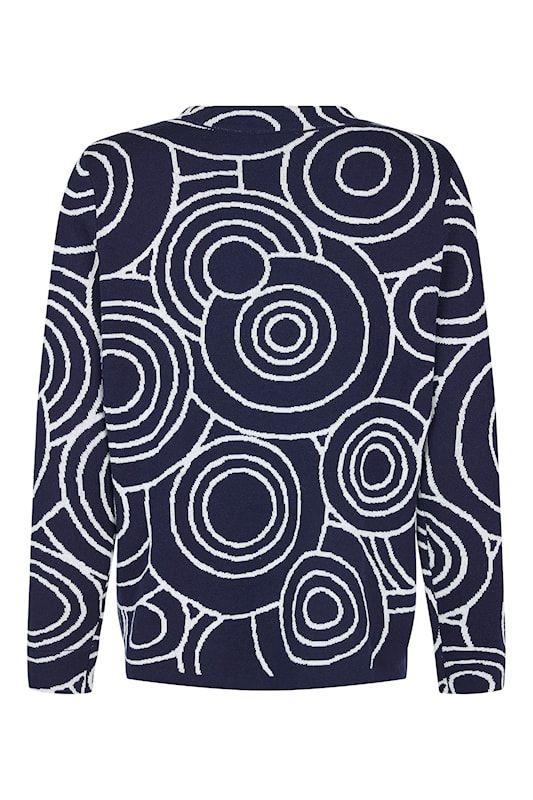 Sunday Pullover Blauw multicolor 6986-6491