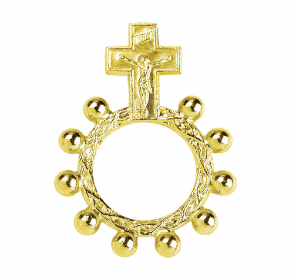 Rosary Ring- Gold Color