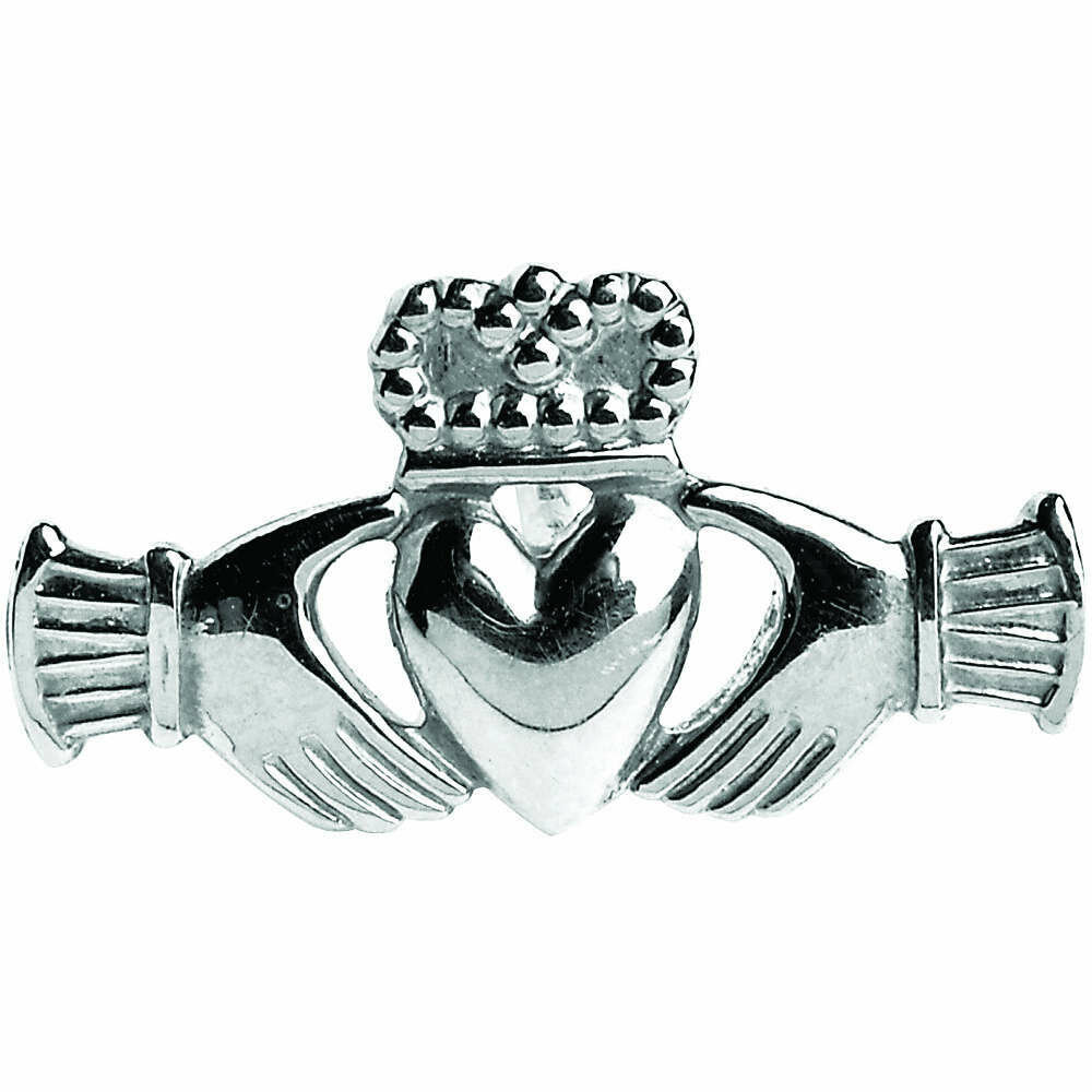 Sterling Silver Claddagh Straight Tie Tac