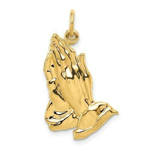 14kt. Gold Praying Hands Pendant