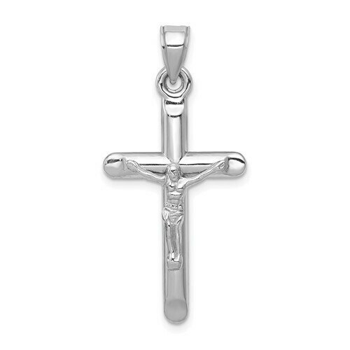 14kt. White Gold Crucifix Pendant