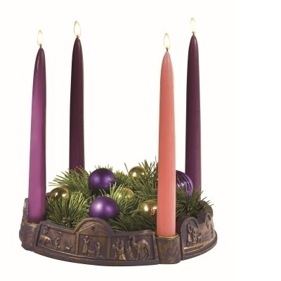 "Journey to Bethlehem" Advent Wreath (candles included)