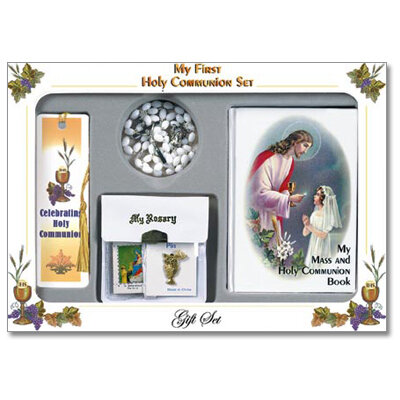 First Holy Communion Deluxe Gift Set Traditional Edition- Girl