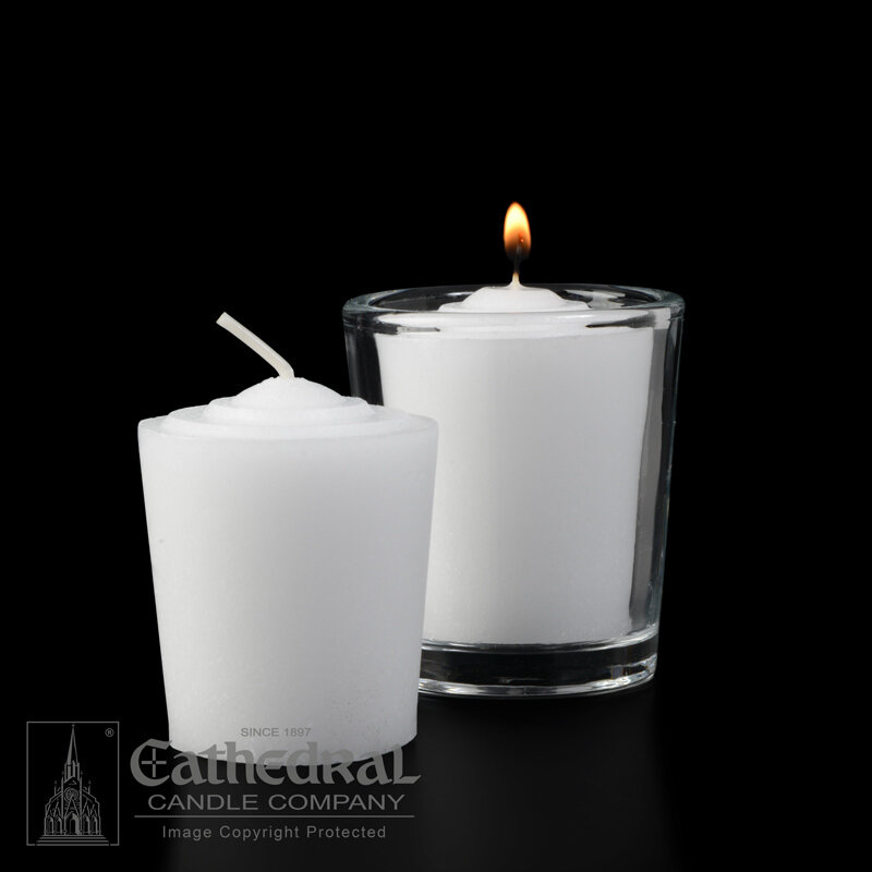 15-Hour Tapered Votives- Box of 36 Candles