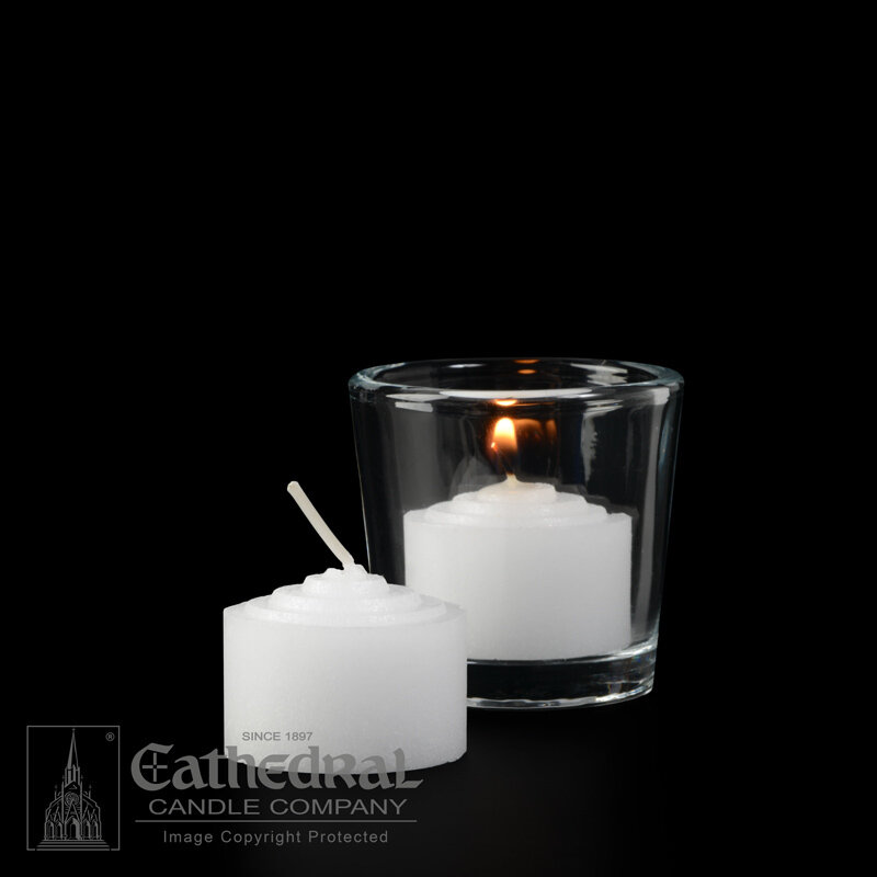 6-Hour Straight Side Votives- Box of 144 Candles
