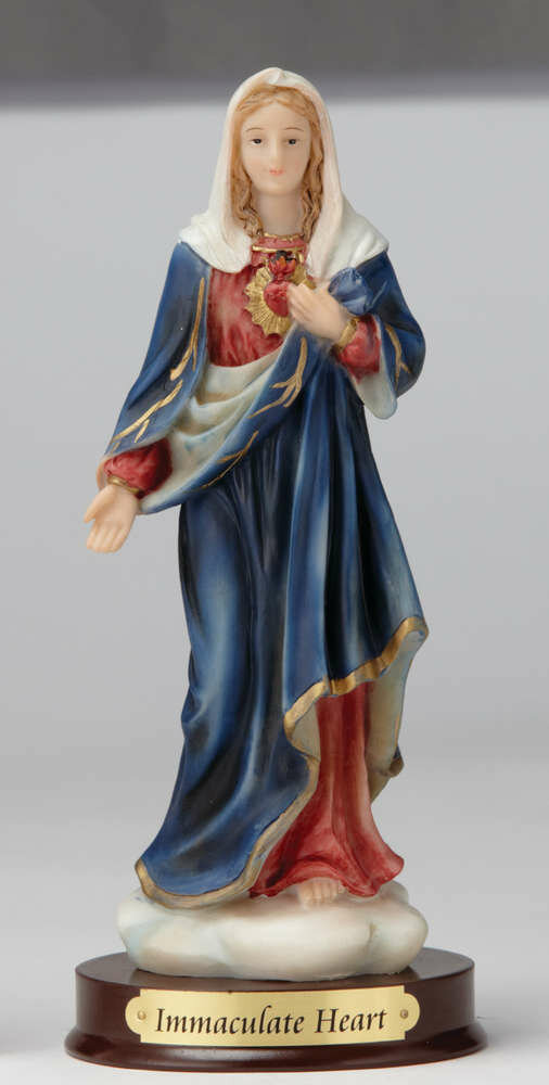8" Immaculate Heart of Mary Statue