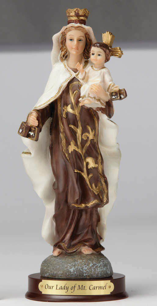 12" Our Lady of Mount Carmel Statue
