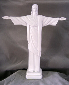 11&quot; Christ The Redeemer in White