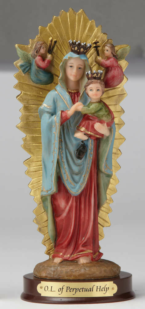 8" Our Lady of Perpetual Help Statue