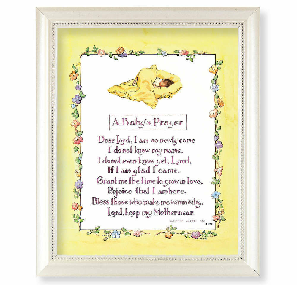 A Baby's Prayer Framed Picture