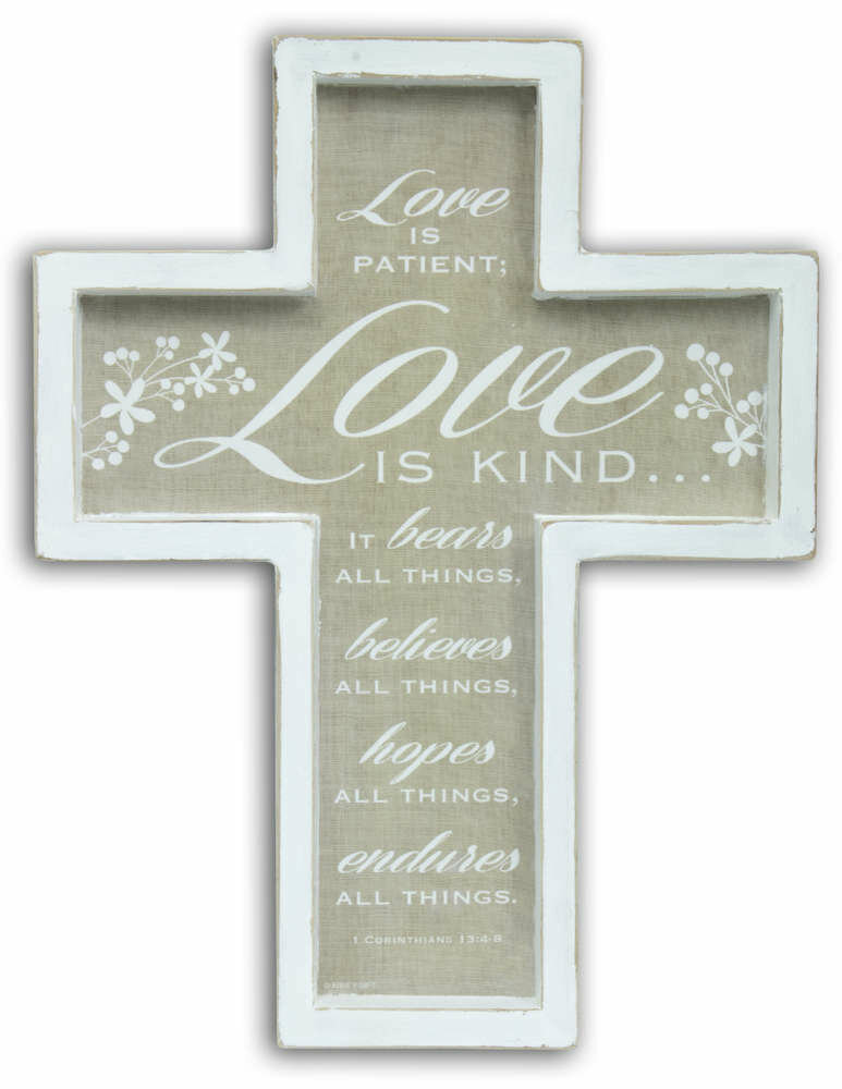 "Love is Patient" Cross