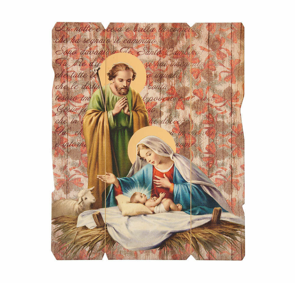 Holy Family Wooden Wall Plaque 2