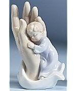 Boy Palm of My Hand Porcelain Figure