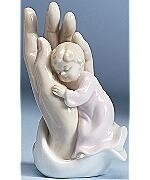 Girl Palm of My Hand Porcelain Figure