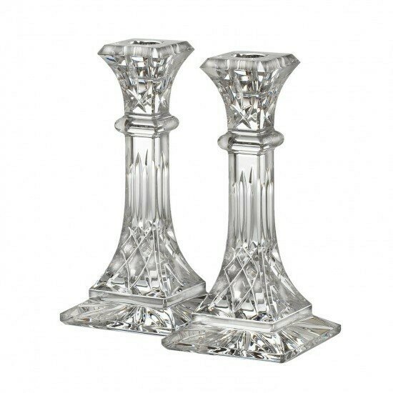 Waterford® Lismore 8" Candlestick, Pair