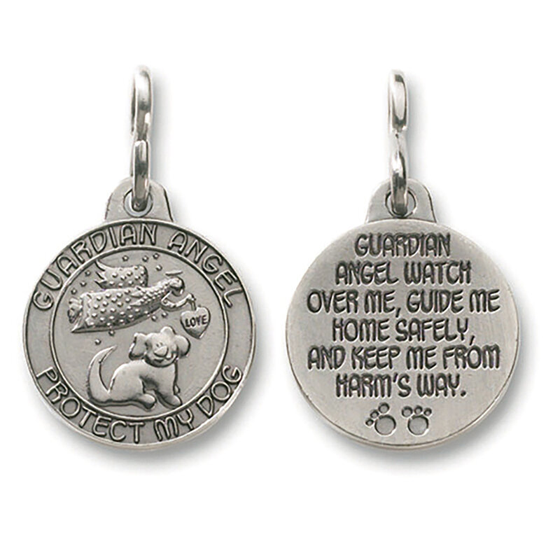Guardian Angel Dog Pet Medal