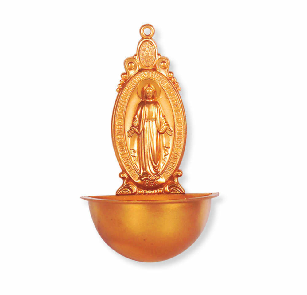Miraculous Medal Holy Water Font