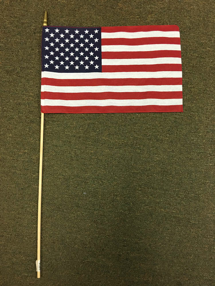 12" x 18" Large American Stick Flag