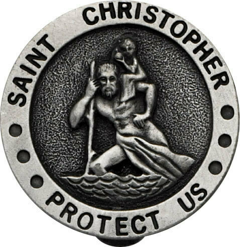 St. Christopher Large Auto Visor Clip