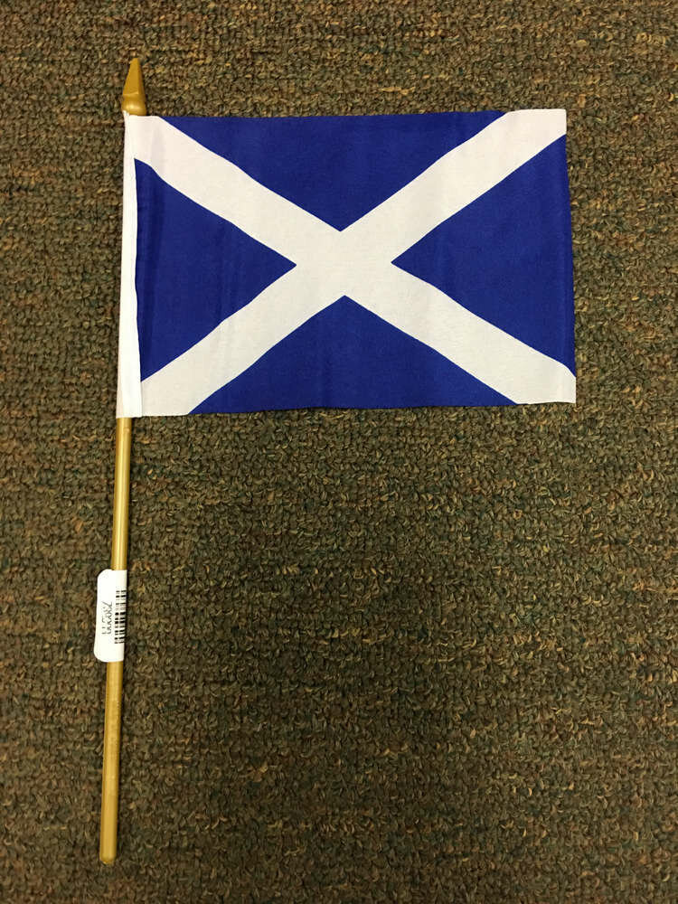 4" x 6" Scottish Stick Flag (St. Andrews)