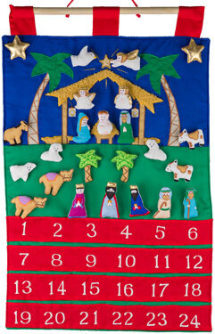 Nativity Fabric Advent Calendar