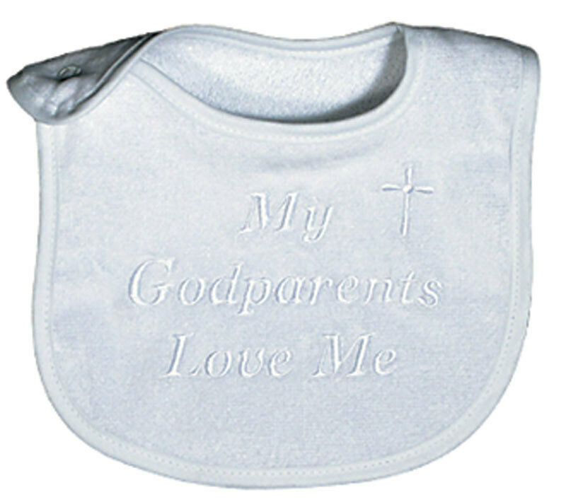 "My Godparents Love Me" Bib