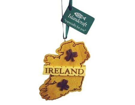 Irish Map Ornament