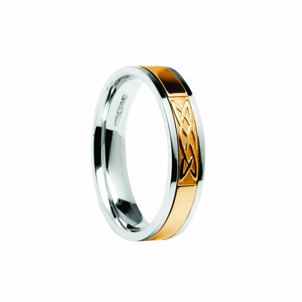 Ladies 10kt Gold Signature Lover&#39;s Knot Wedding Band